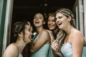 small wedding on a budget bridesmaids