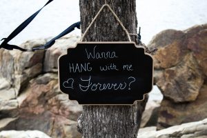 outdoor wedding ideas budget chalk board