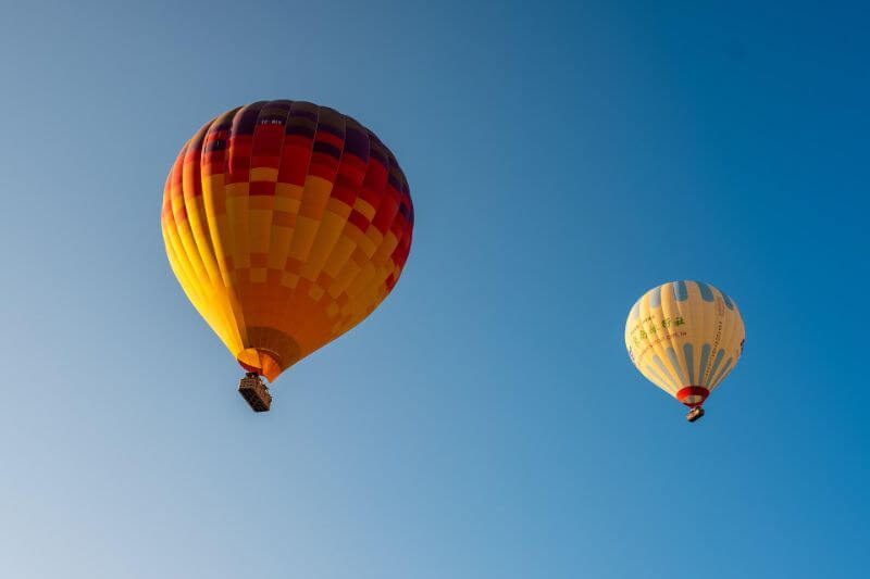 hot air balloons