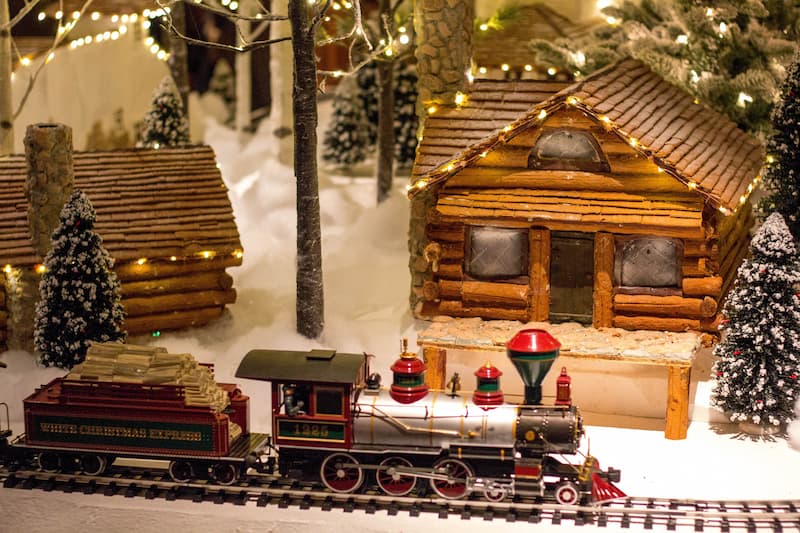 Christmas train set