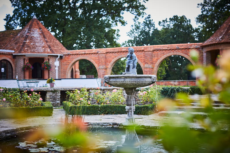 Italian garden at Milton Hill House